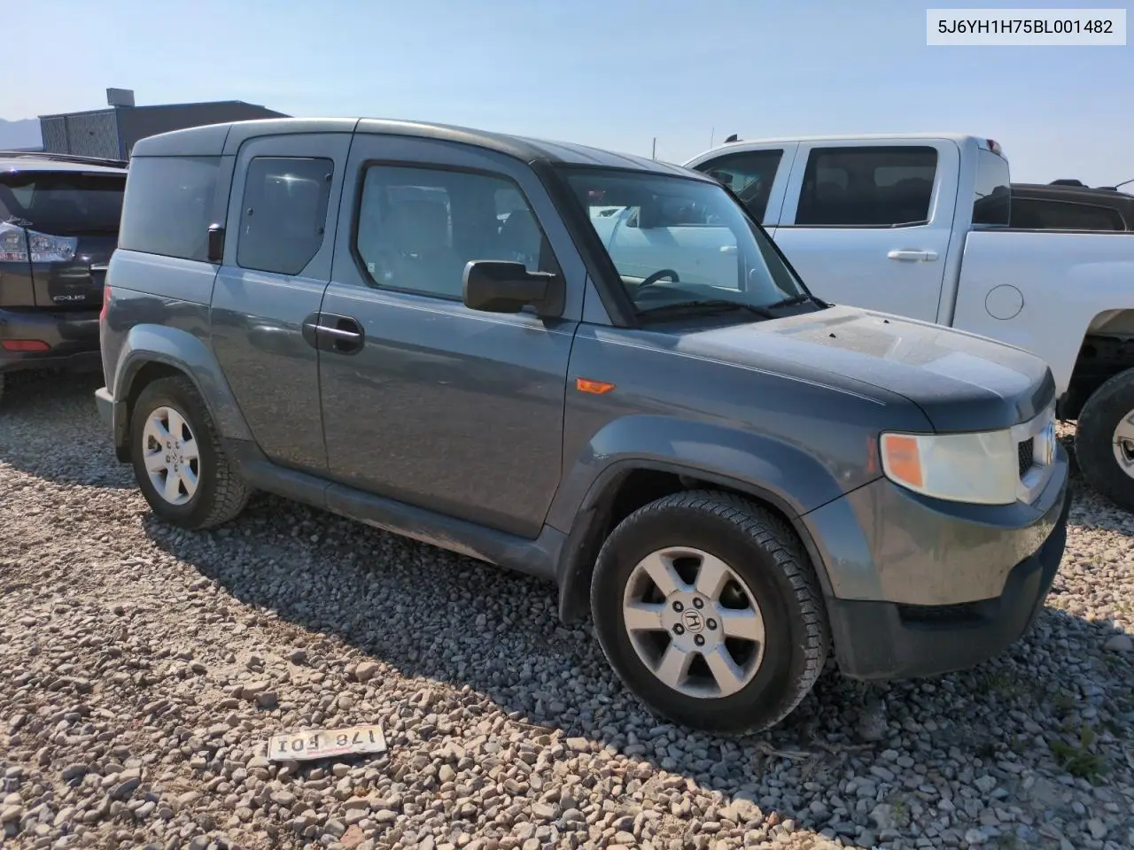 2011 Honda Element Ex VIN: 5J6YH1H75BL001482 Lot: 59041055