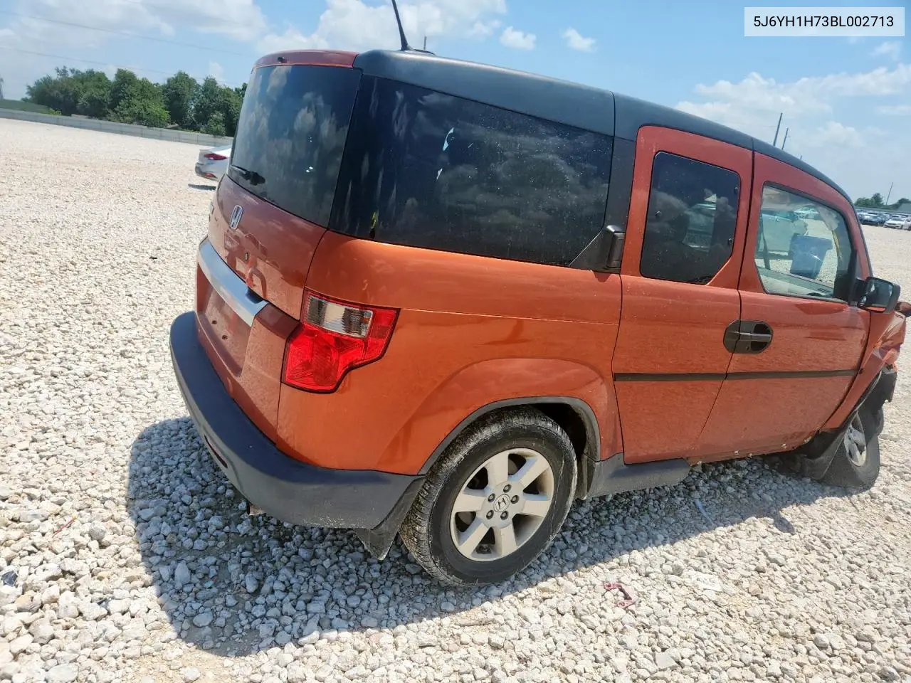 2011 Honda Element Ex VIN: 5J6YH1H73BL002713 Lot: 61029765