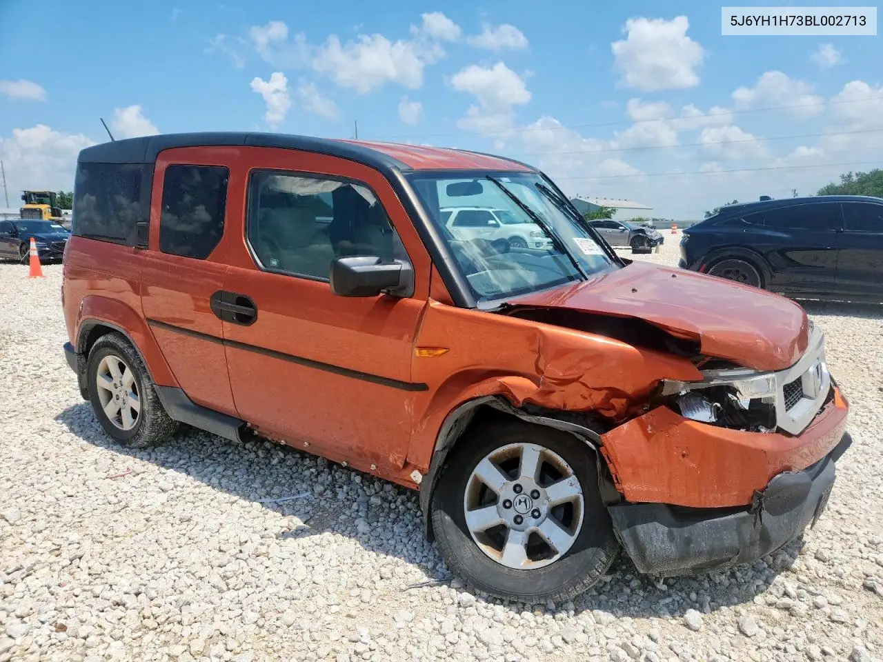 2011 Honda Element Ex VIN: 5J6YH1H73BL002713 Lot: 61029765