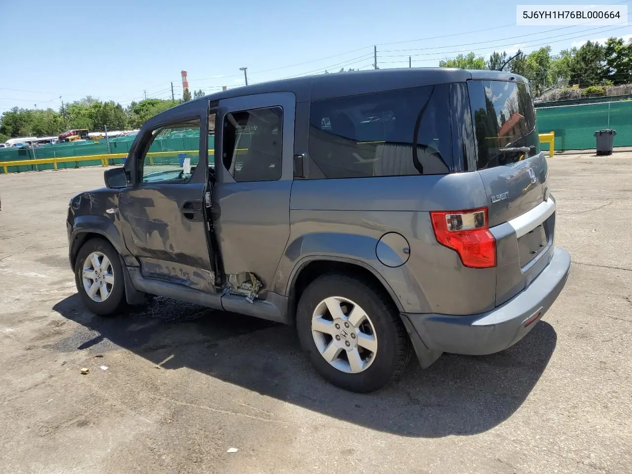 2011 Honda Element Ex VIN: 5J6YH1H76BL000664 Lot: 61838065