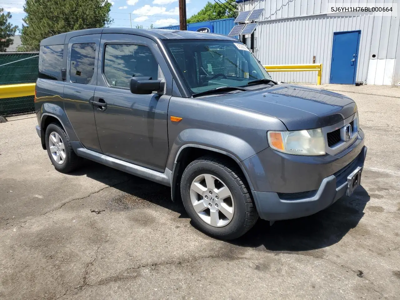 2011 Honda Element Ex VIN: 5J6YH1H76BL000664 Lot: 61838065
