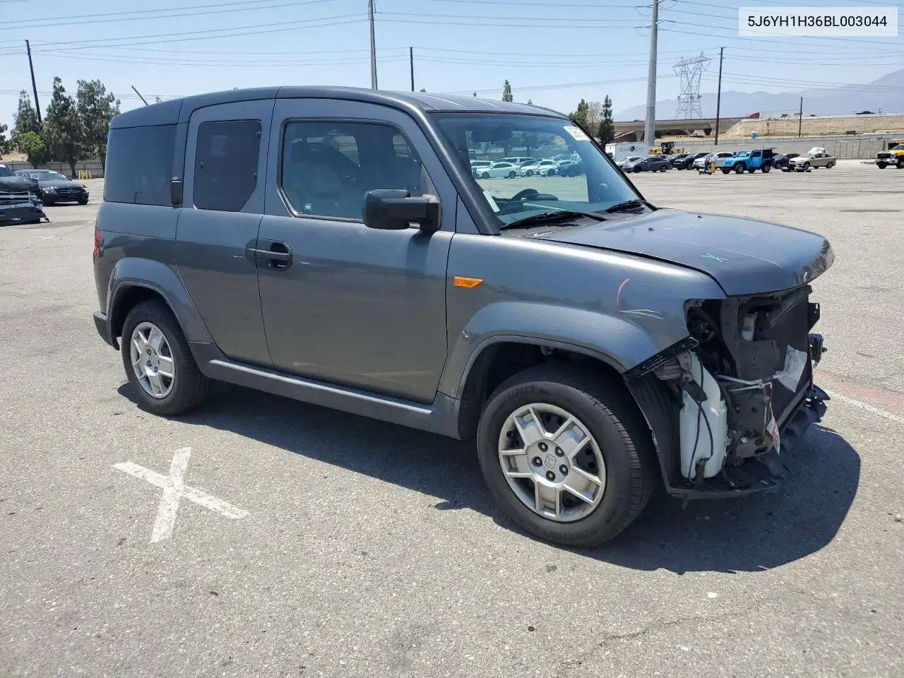 2011 Honda Element Lx VIN: 5J6YH1H36BL003044 Lot: 62960975