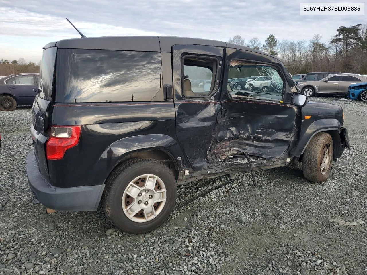 2011 Honda Element Lx VIN: 5J6YH2H37BL003835 Lot: 85241934