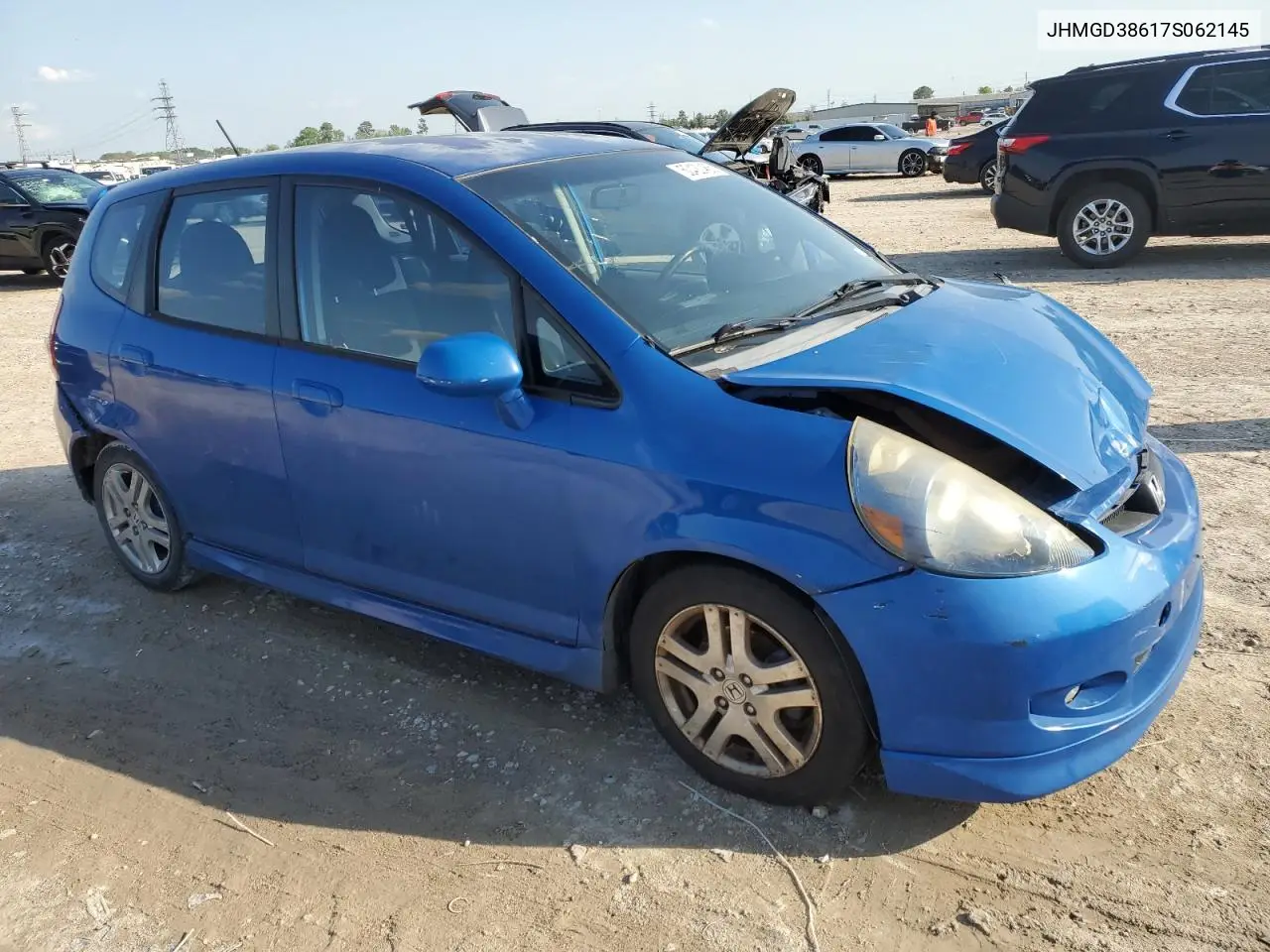 2007 Honda Fit S VIN: JHMGD38617S062145 Lot: 50420465
