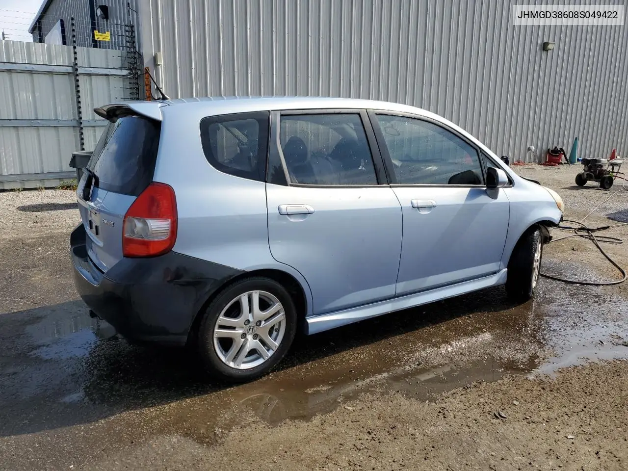 2008 Honda Fit Sport VIN: JHMGD38608S049422 Lot: 50795605