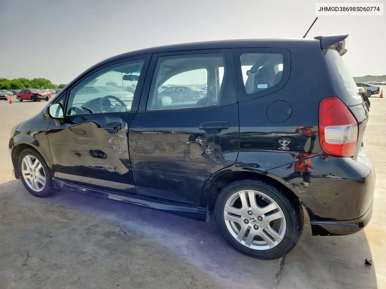 2008 Honda Fit Sport VIN: JHMGD38698S060774 Lot: 56844465
