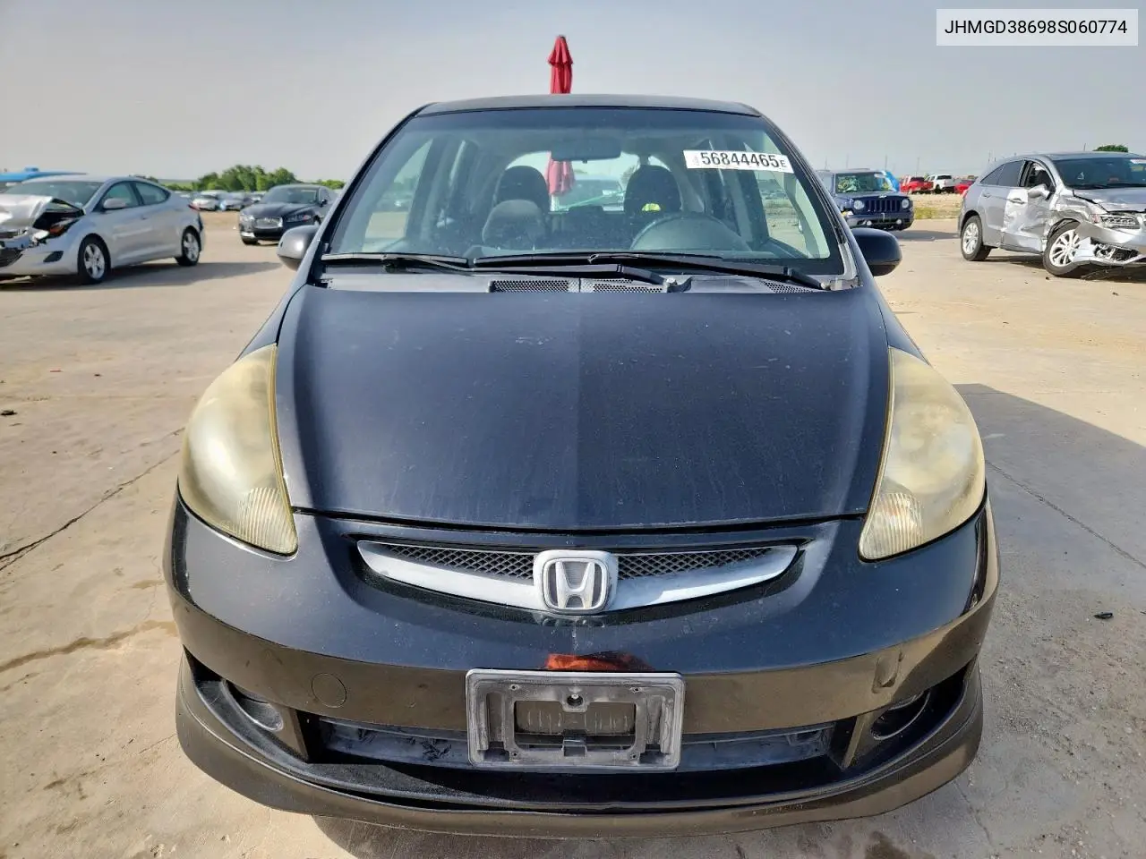 2008 Honda Fit Sport VIN: JHMGD38698S060774 Lot: 56844465