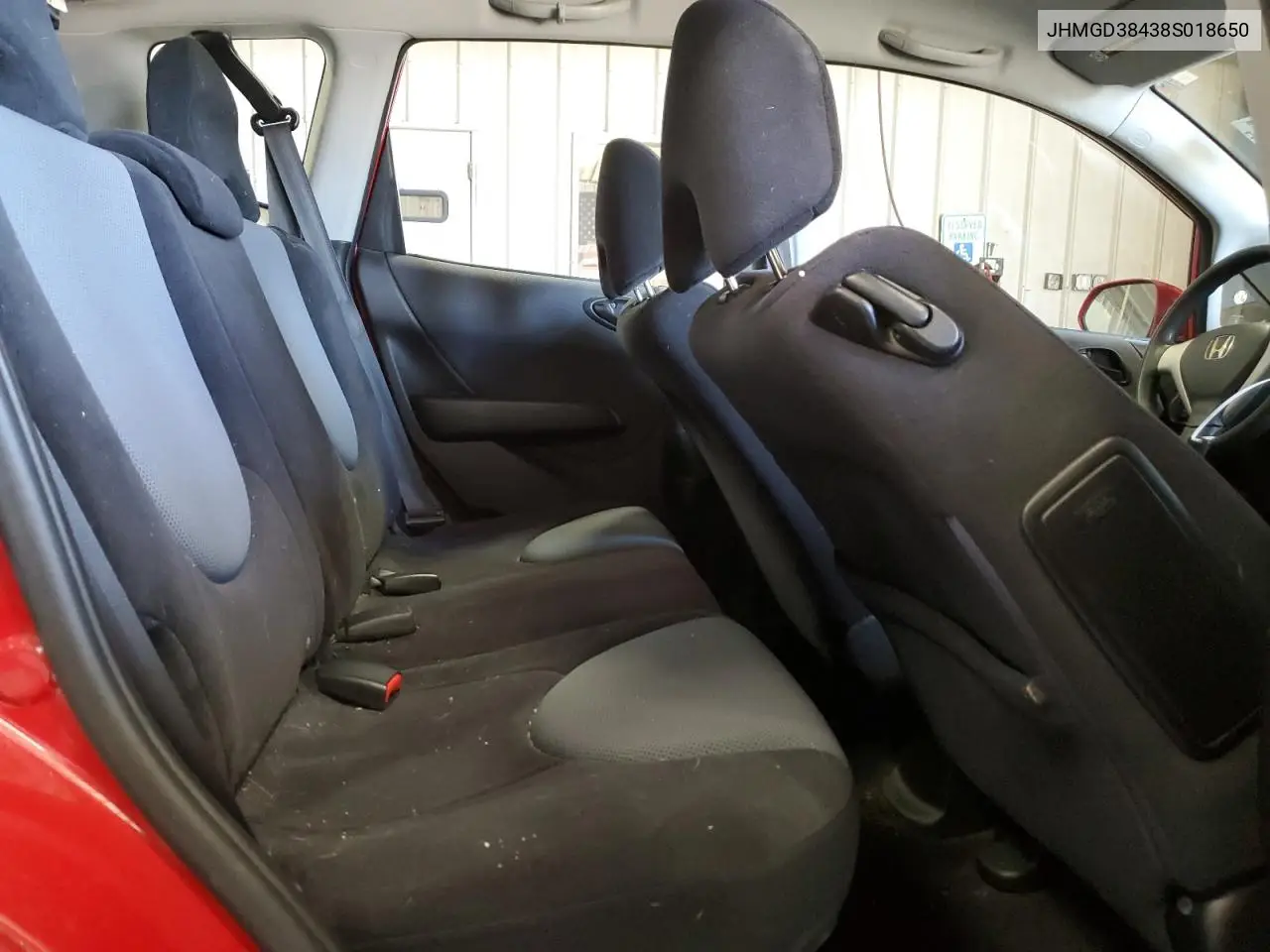 2008 Honda Fit VIN: JHMGD38438S018650 Lot: 57208465