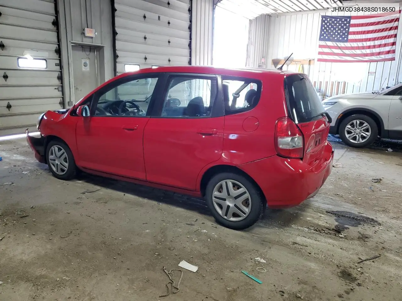 2008 Honda Fit VIN: JHMGD38438S018650 Lot: 57208465