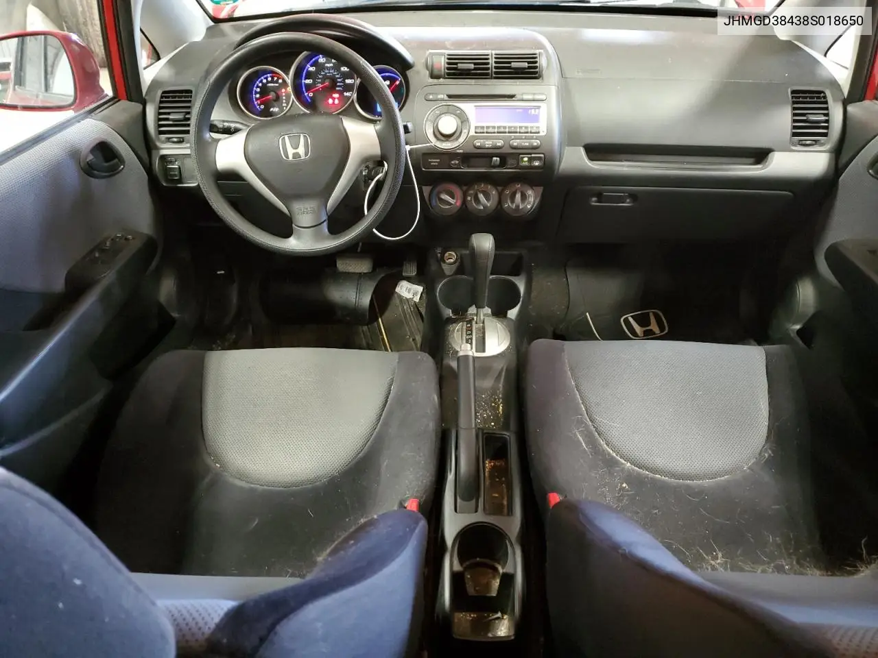 2008 Honda Fit VIN: JHMGD38438S018650 Lot: 57208465