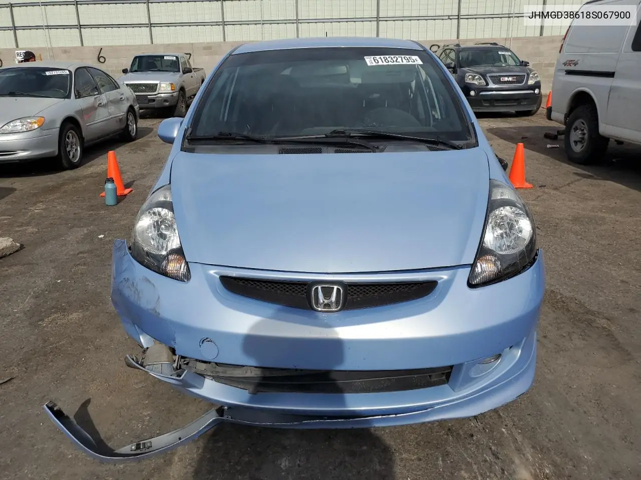 2008 Honda Fit Sport VIN: JHMGD38618S067900 Lot: 61832795