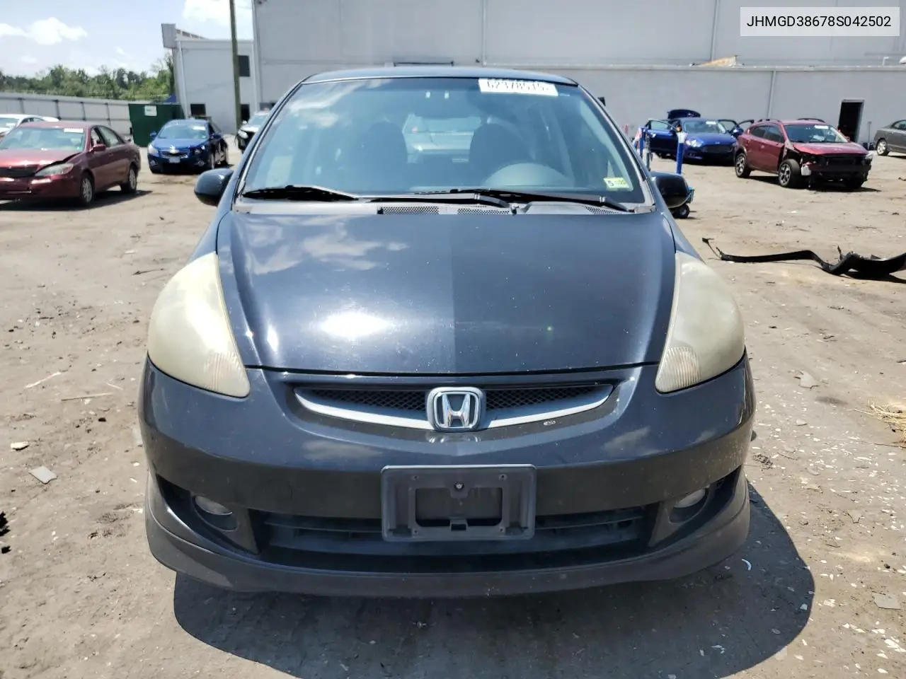 jhmgd38678s042502 JHMGD38678S042502 2008 Honda Fit Sport