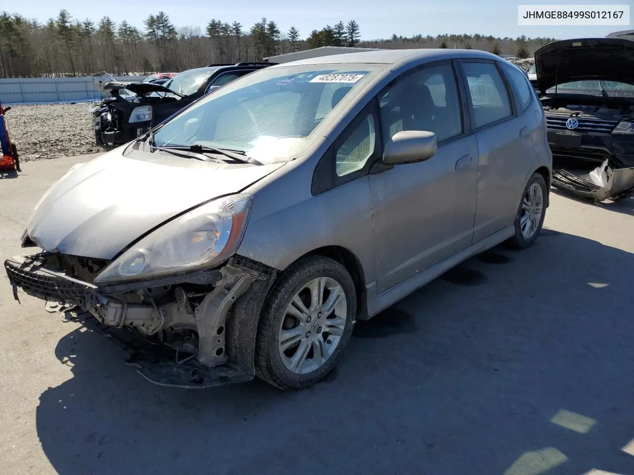 2009 Honda Fit Sport VIN: JHMGE88499S012167 Lot: 48287075