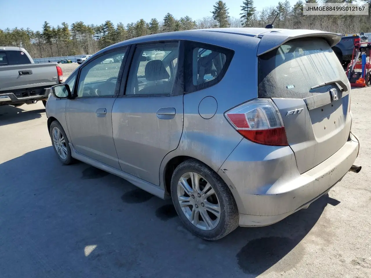 2009 Honda Fit Sport VIN: JHMGE88499S012167 Lot: 48287075