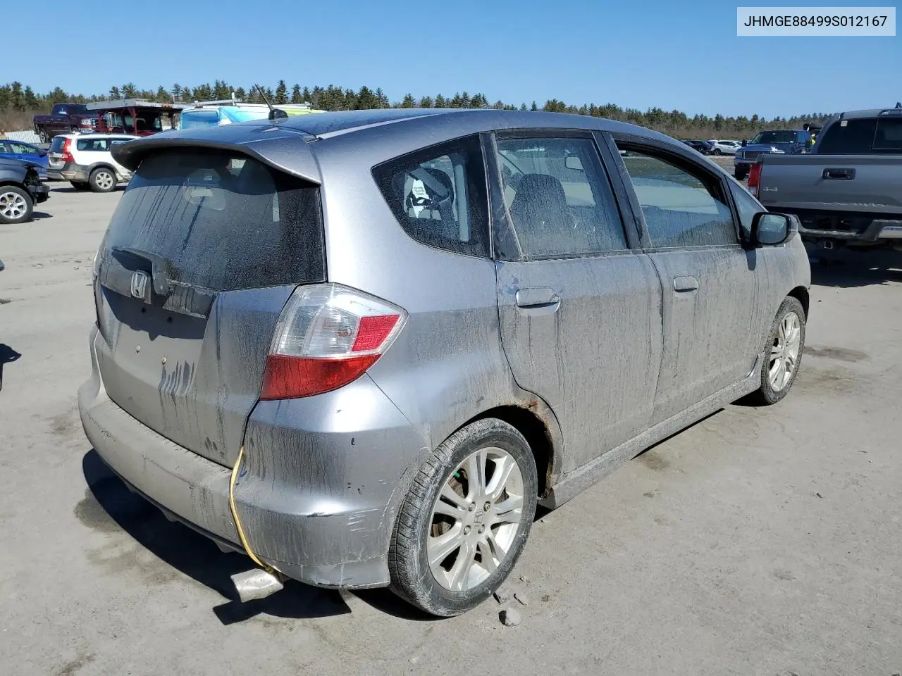 2009 Honda Fit Sport VIN: JHMGE88499S012167 Lot: 48287075