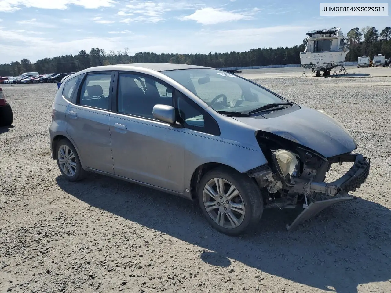 2009 Honda Fit Sport VIN: JHMGE884X9S029513 Lot: 51066995