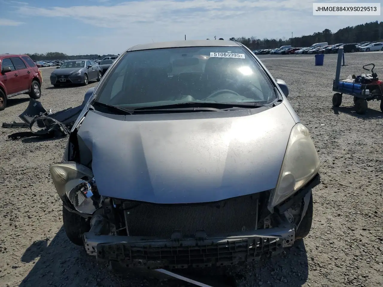 2009 Honda Fit Sport VIN: JHMGE884X9S029513 Lot: 51066995
