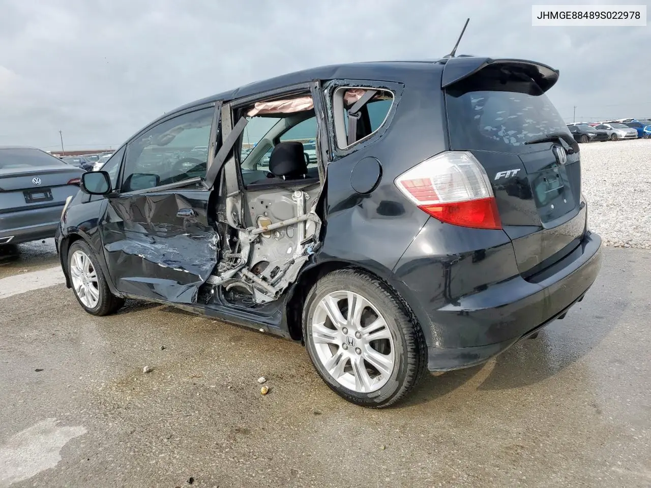 2009 Honda Fit Sport VIN: JHMGE88489S022978 Lot: 54916835