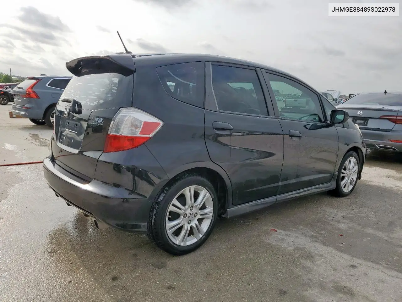 2009 Honda Fit Sport VIN: JHMGE88489S022978 Lot: 54916835