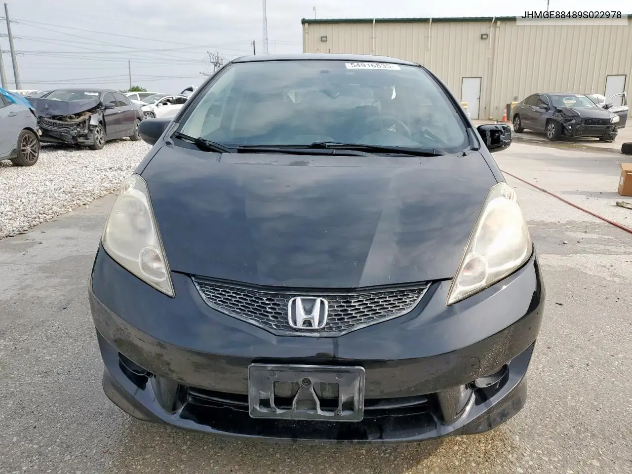 2009 Honda Fit Sport VIN: JHMGE88489S022978 Lot: 54916835