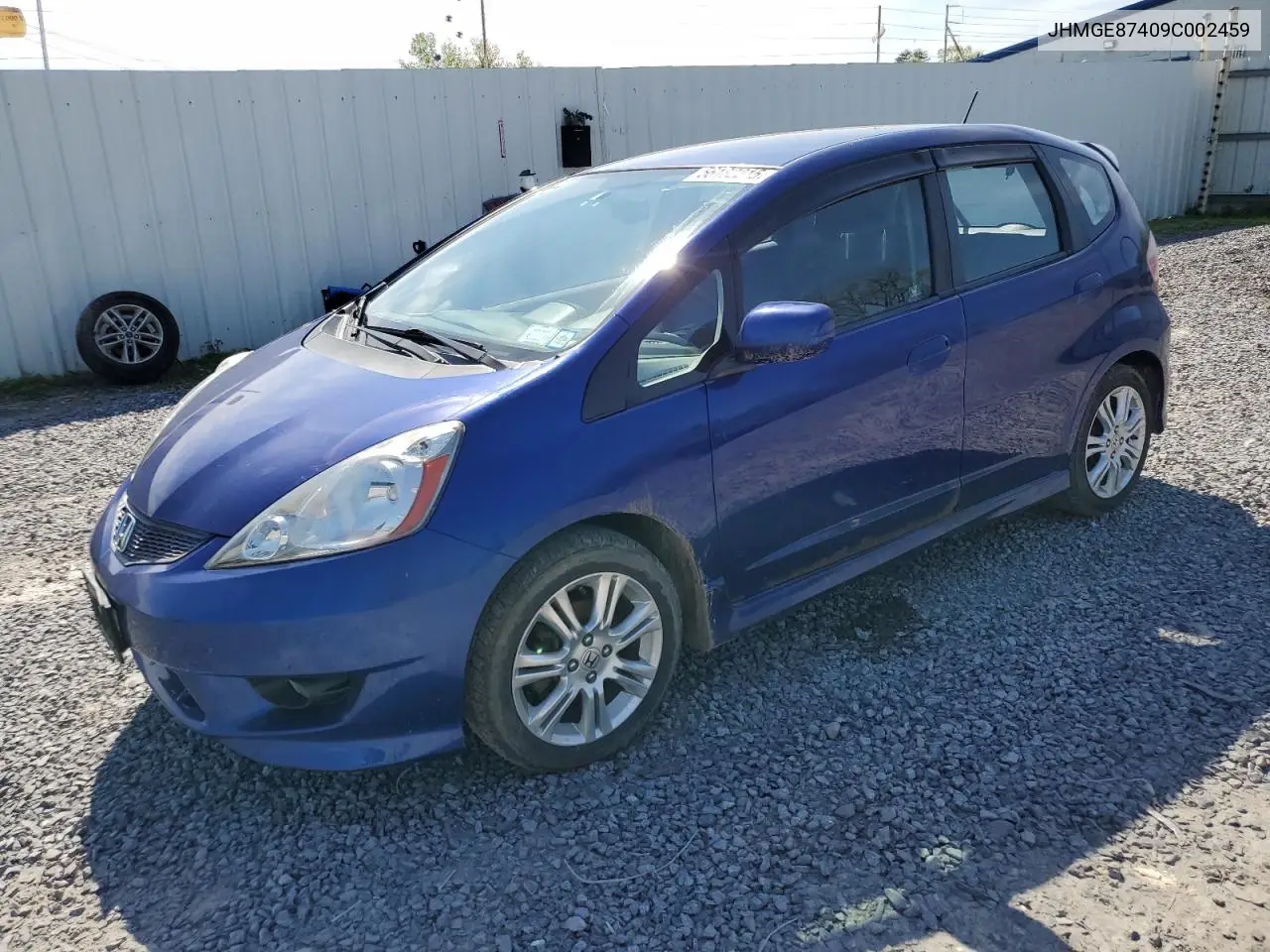 2009 Honda Fit Sport VIN: JHMGE87409C002459 Lot: 56182215