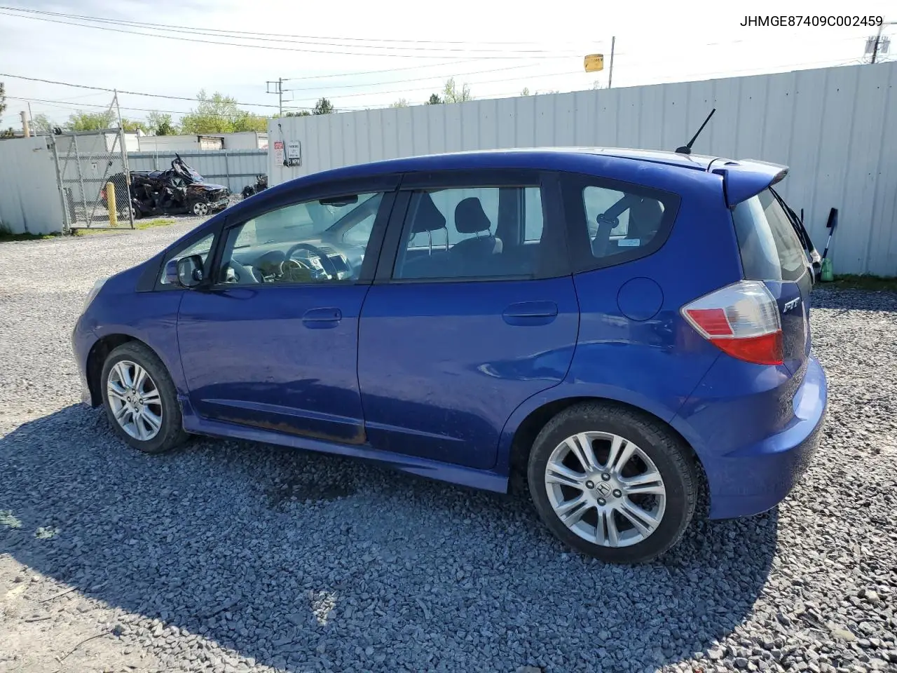 2009 Honda Fit Sport VIN: JHMGE87409C002459 Lot: 56182215