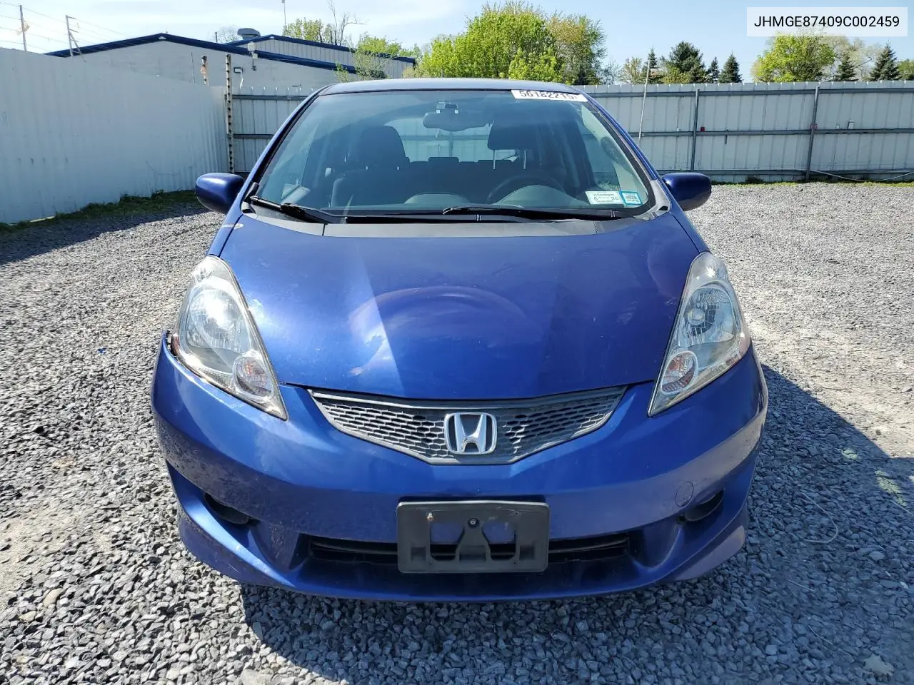 2009 Honda Fit Sport VIN: JHMGE87409C002459 Lot: 56182215