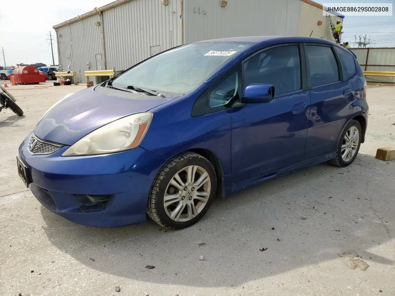 2009 Honda Fit Sport VIN: JHMGE88629S002808 Lot: 56375225