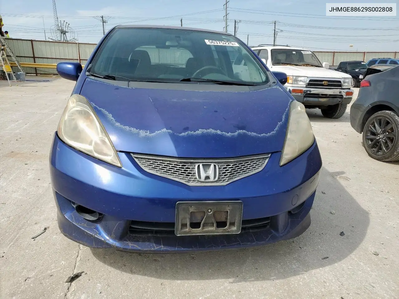 2009 Honda Fit Sport VIN: JHMGE88629S002808 Lot: 56375225
