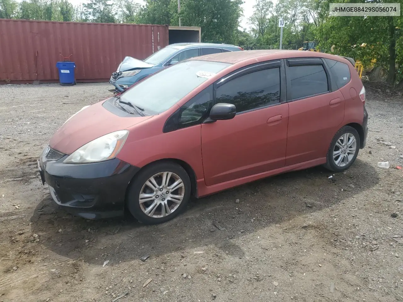 2009 Honda Fit Sport VIN: JHMGE88429S056074 Lot: 56595075