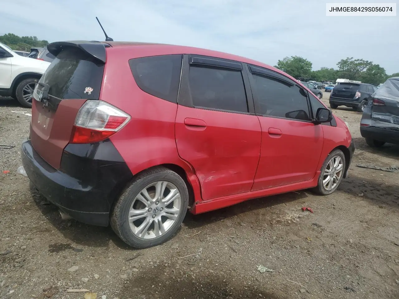 2009 Honda Fit Sport VIN: JHMGE88429S056074 Lot: 56595075