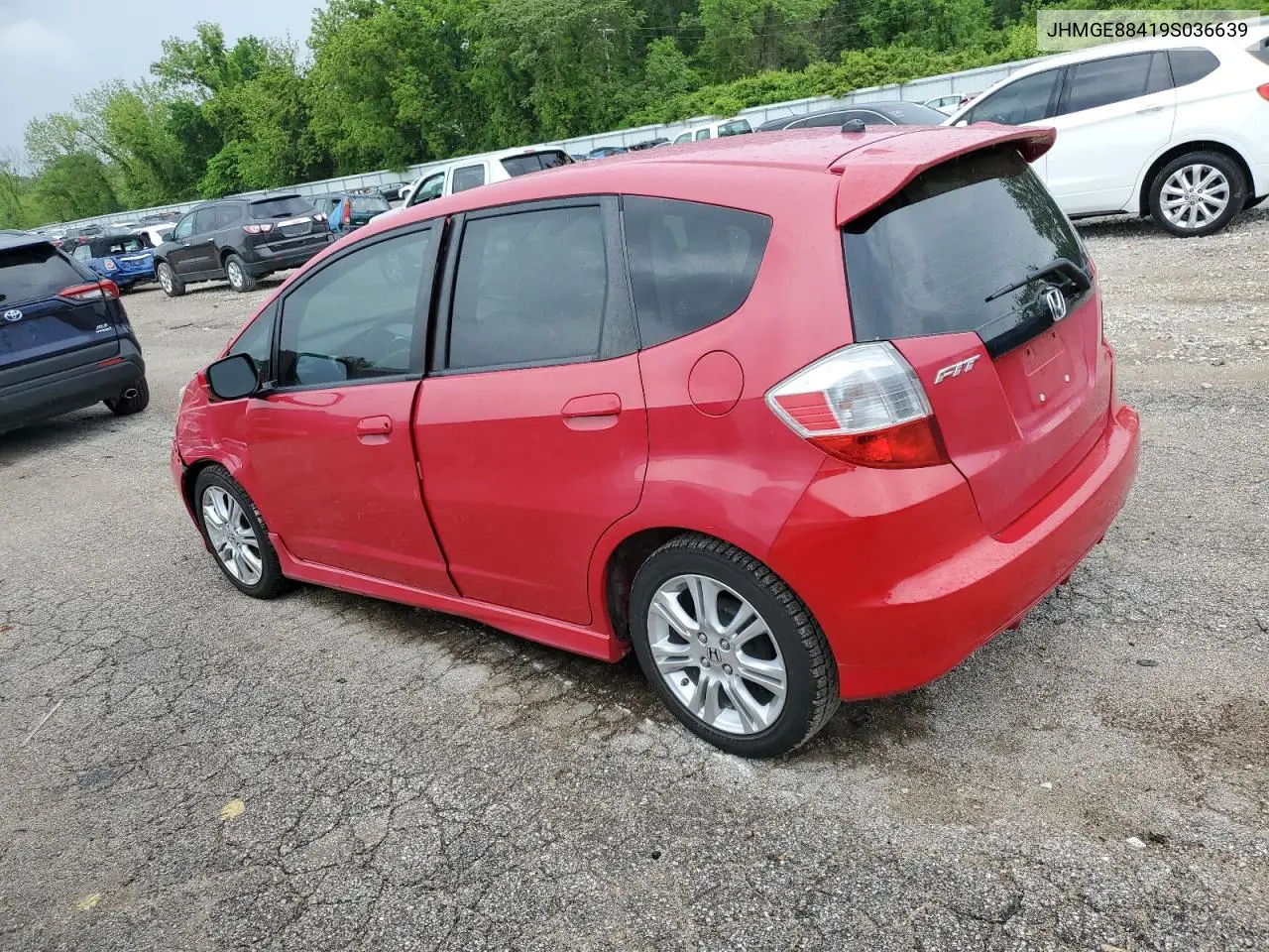 2009 Honda Fit Sport VIN: JHMGE88419S036639 Lot: 56656185