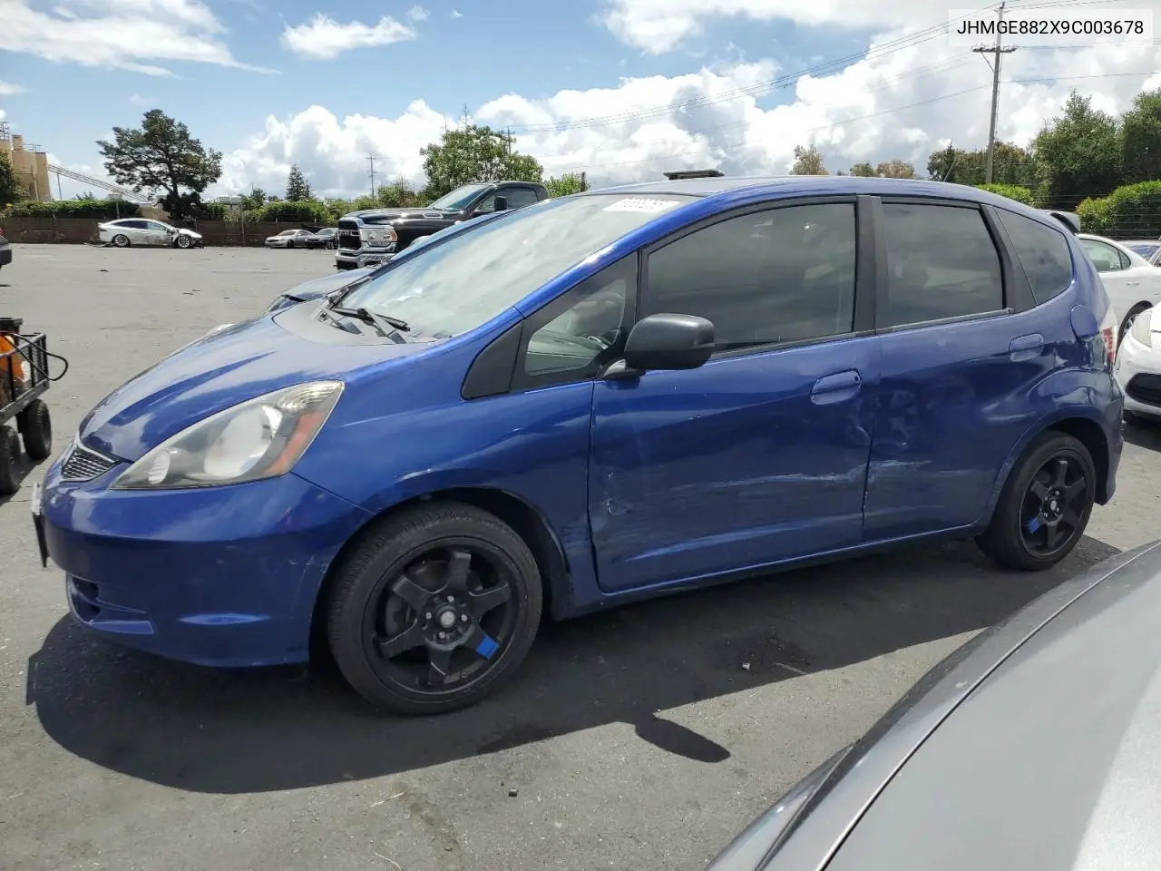 2009 Honda Fit VIN: JHMGE882X9C003678 Lot: 56688265
