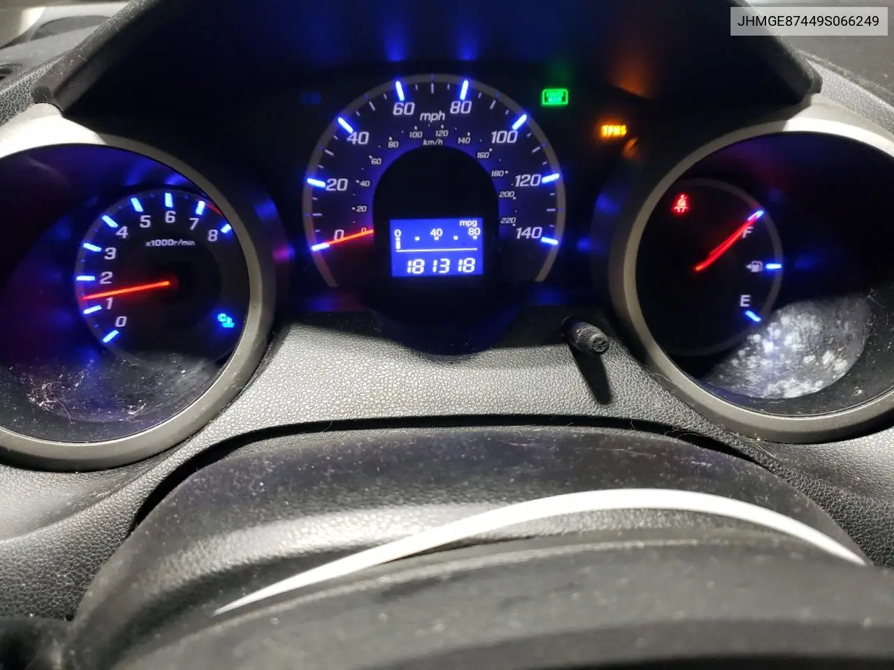 2009 Honda Fit Sport VIN: JHMGE87449S066249 Lot: 56694985
