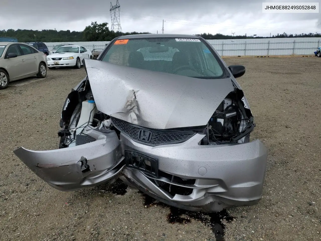 2009 Honda Fit VIN: JHMGE88249S052848 Lot: 56739415