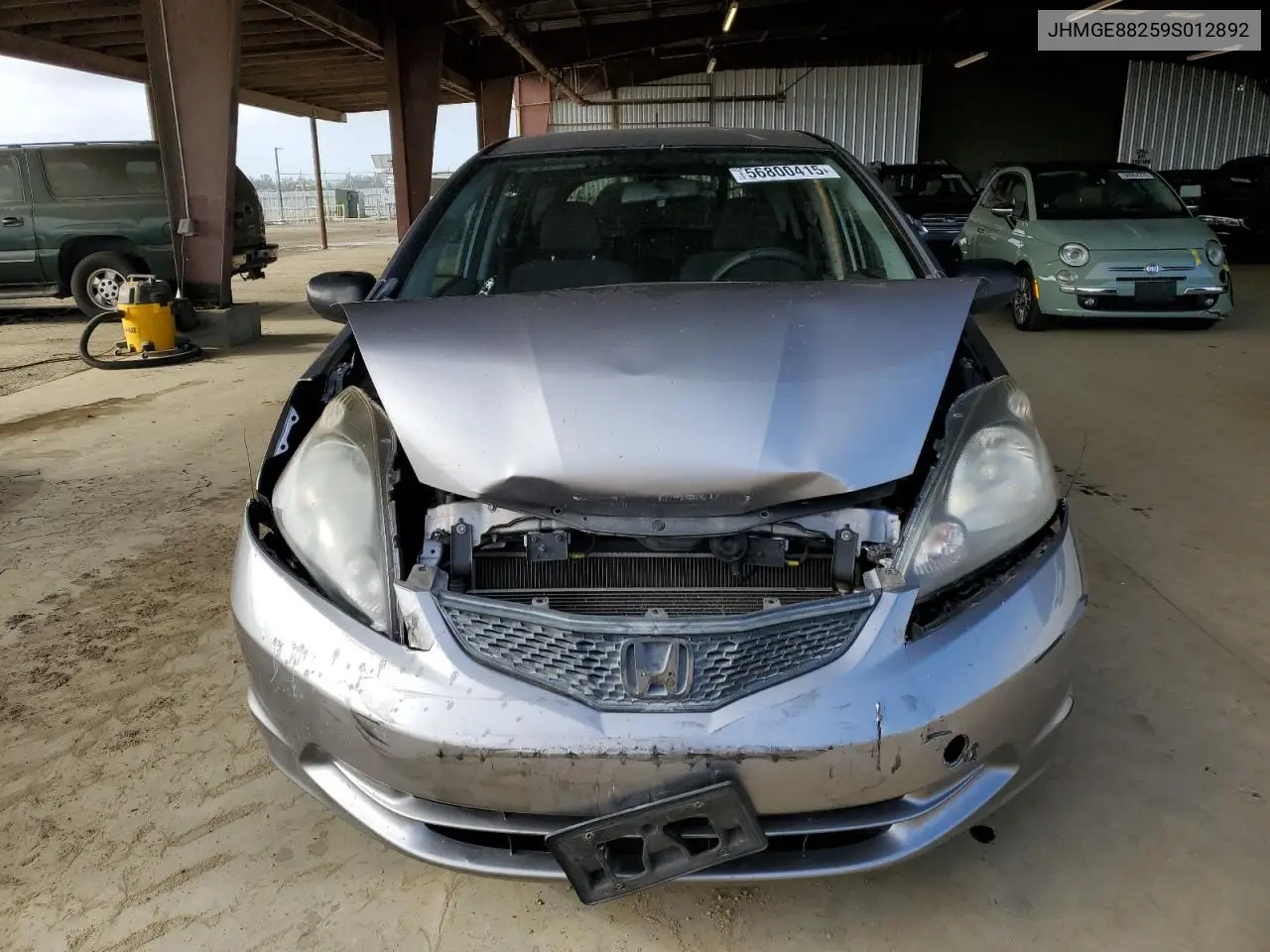 2009 Honda Fit VIN: JHMGE88259S012892 Lot: 56800415
