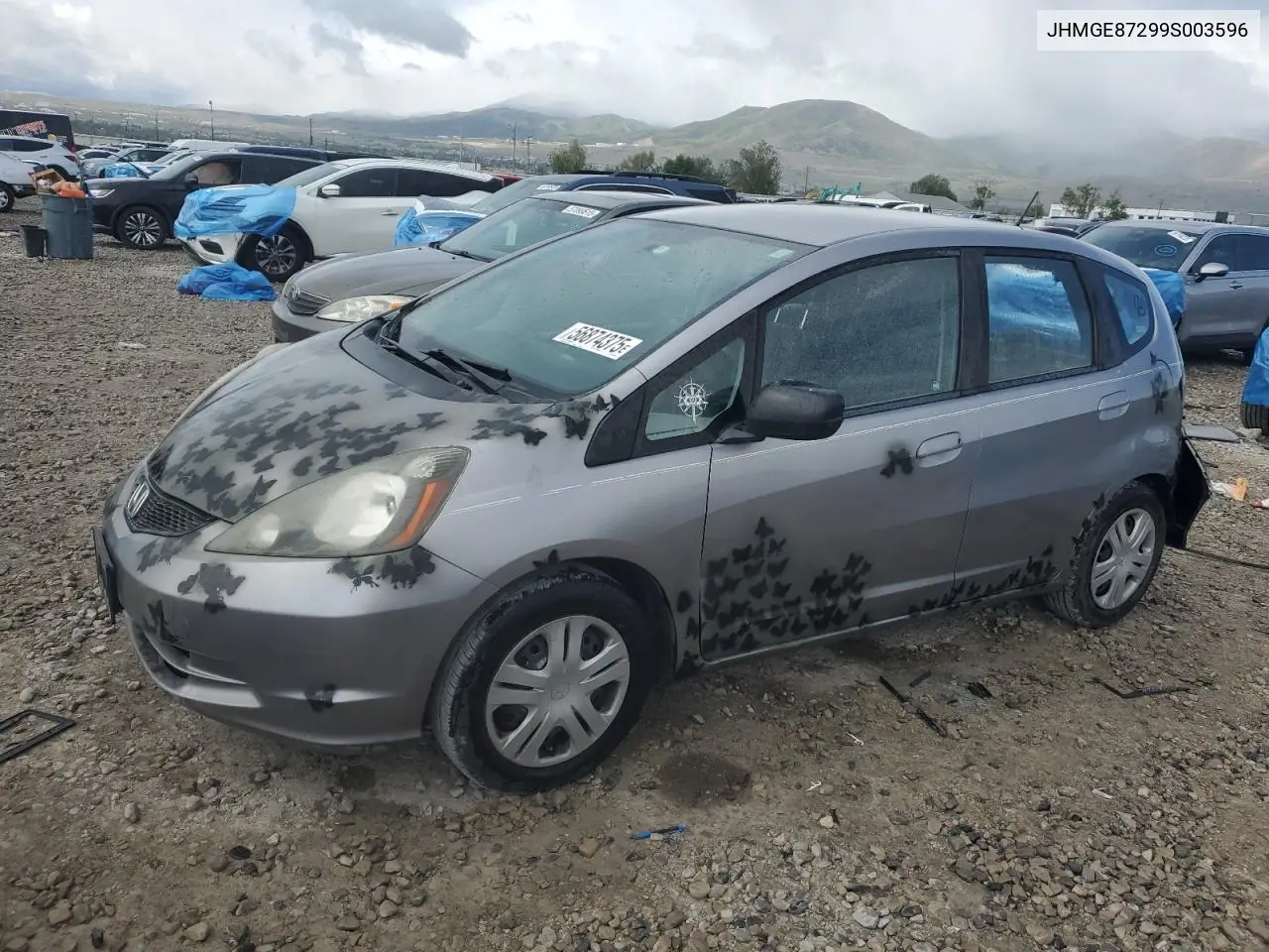 2009 Honda Fit VIN: JHMGE87299S003596 Lot: 56874375