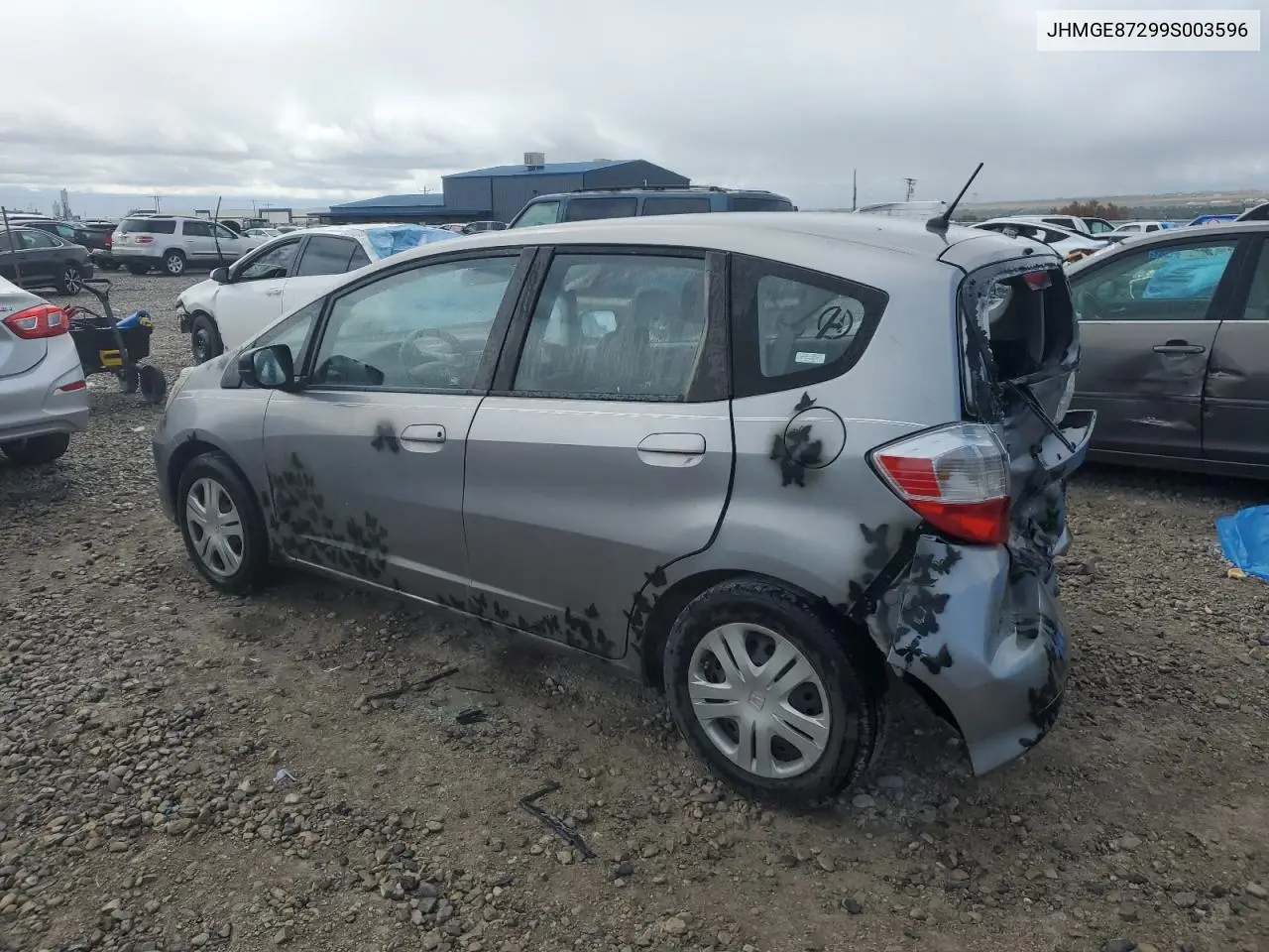 2009 Honda Fit VIN: JHMGE87299S003596 Lot: 56874375