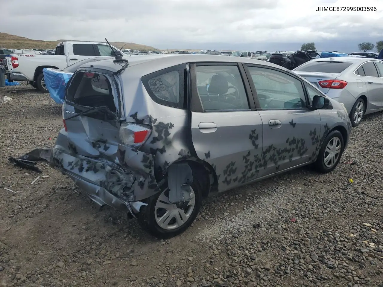 2009 Honda Fit VIN: JHMGE87299S003596 Lot: 56874375