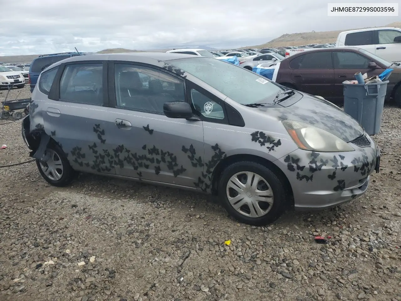 2009 Honda Fit VIN: JHMGE87299S003596 Lot: 56874375