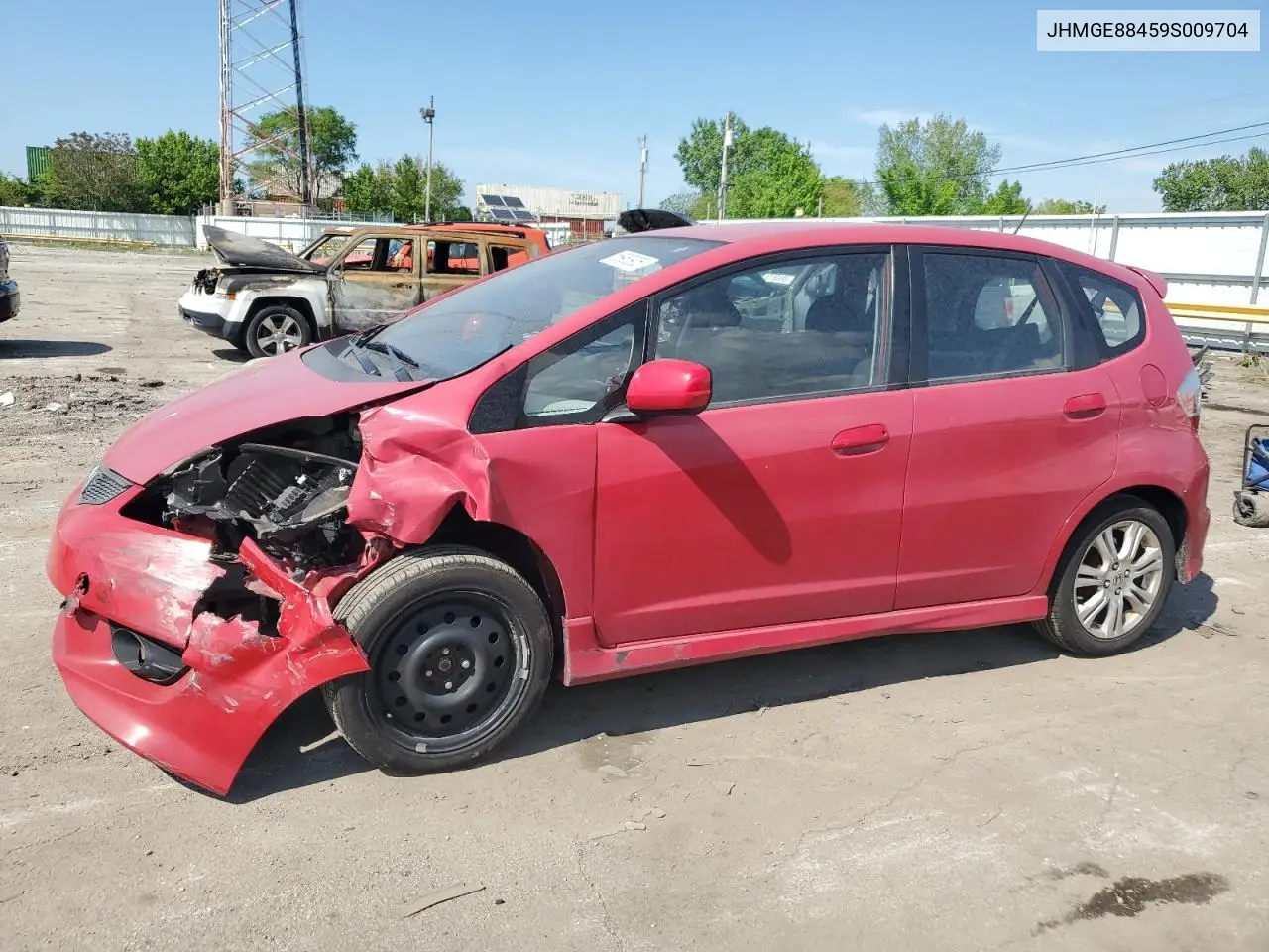 2009 Honda Fit Sport VIN: JHMGE88459S009704 Lot: 56963905