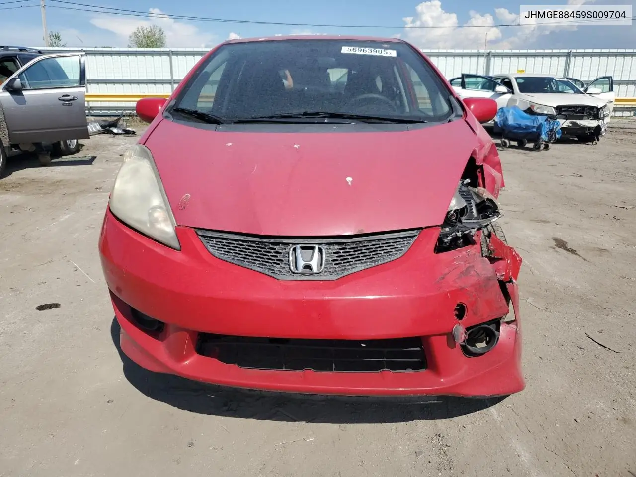 2009 Honda Fit Sport VIN: JHMGE88459S009704 Lot: 56963905