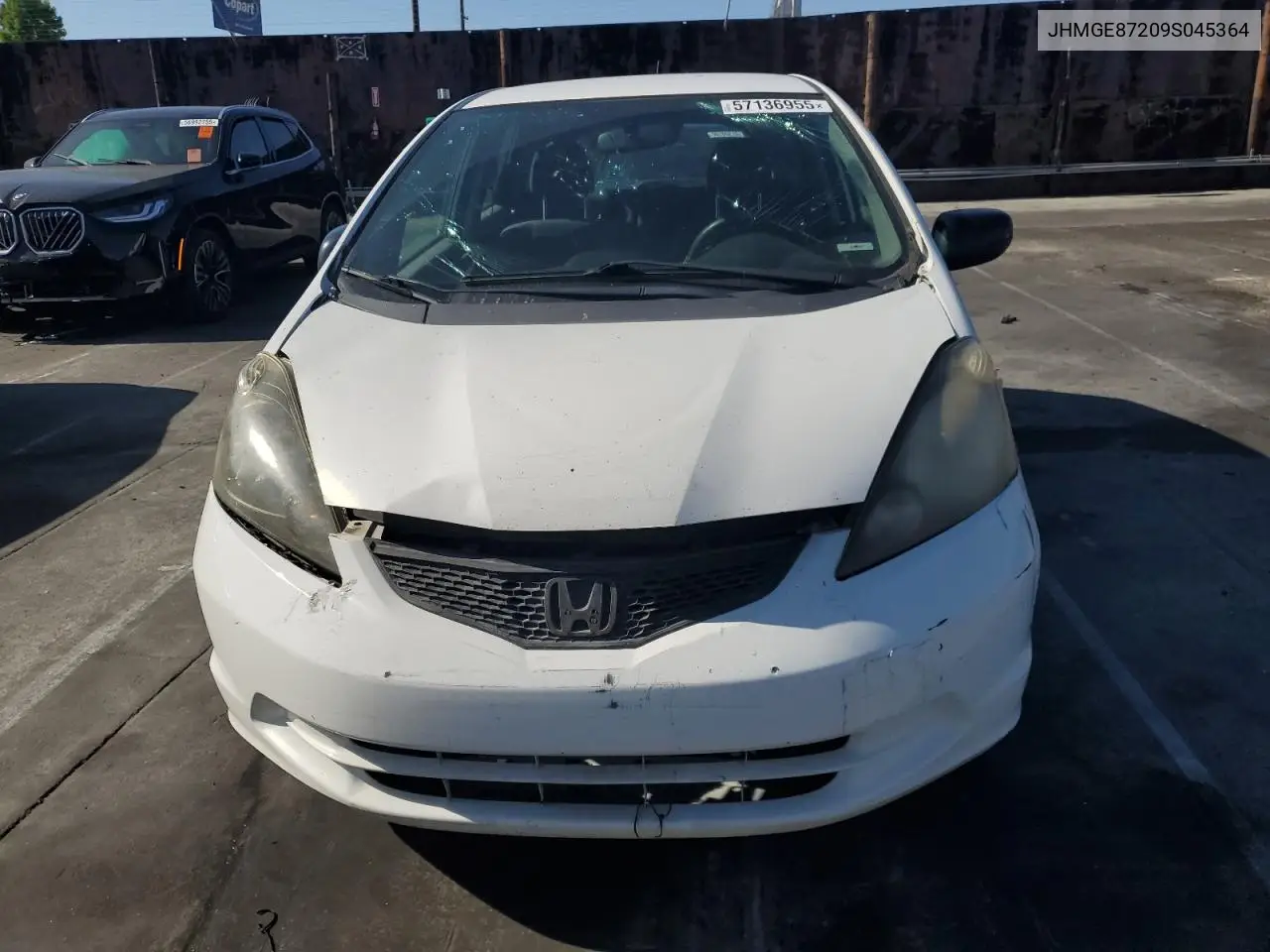 2009 Honda Fit VIN: JHMGE87209S045364 Lot: 57136955