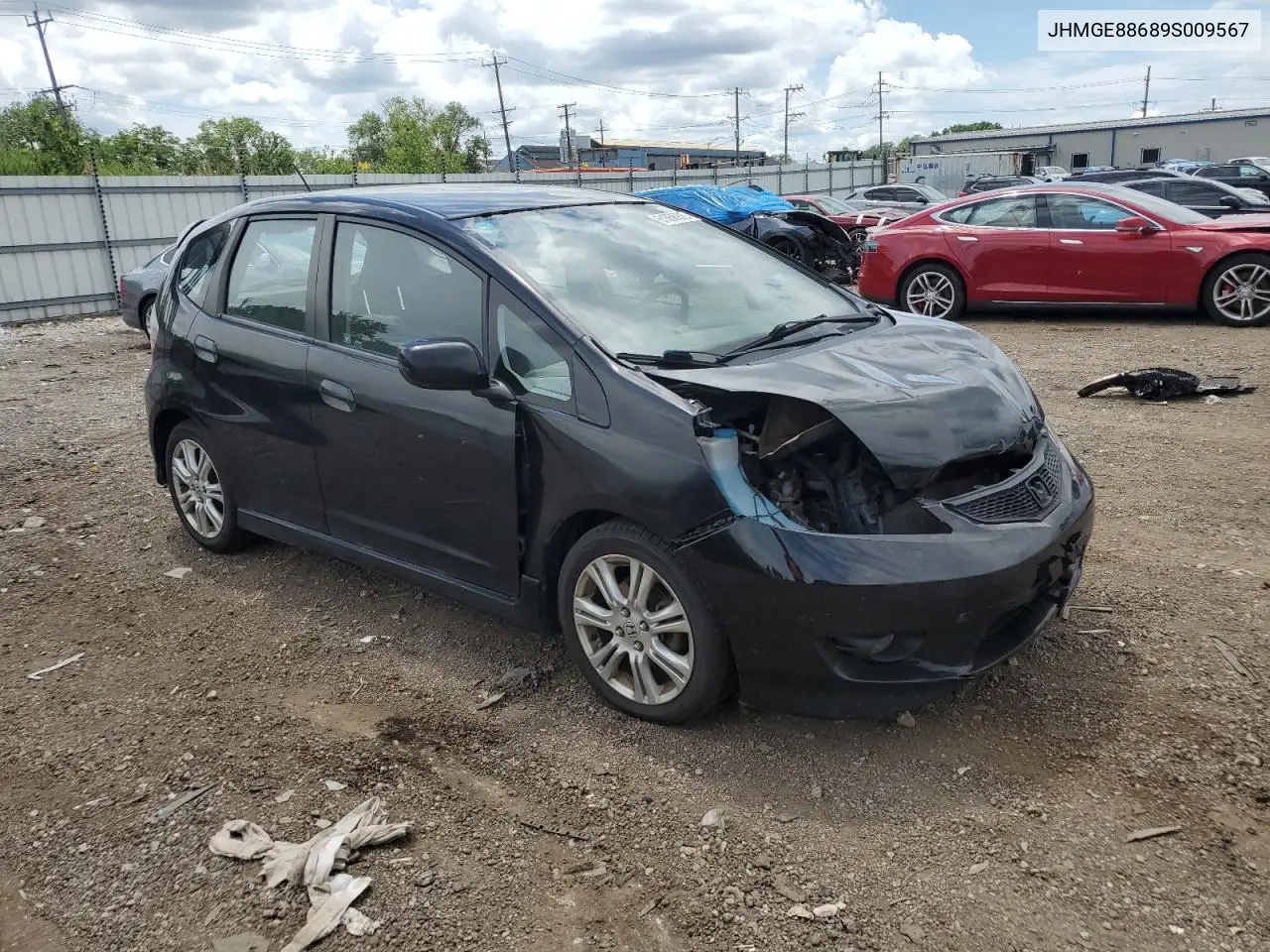 2009 Honda Fit Sport VIN: JHMGE88689S009567 Lot: 61668935