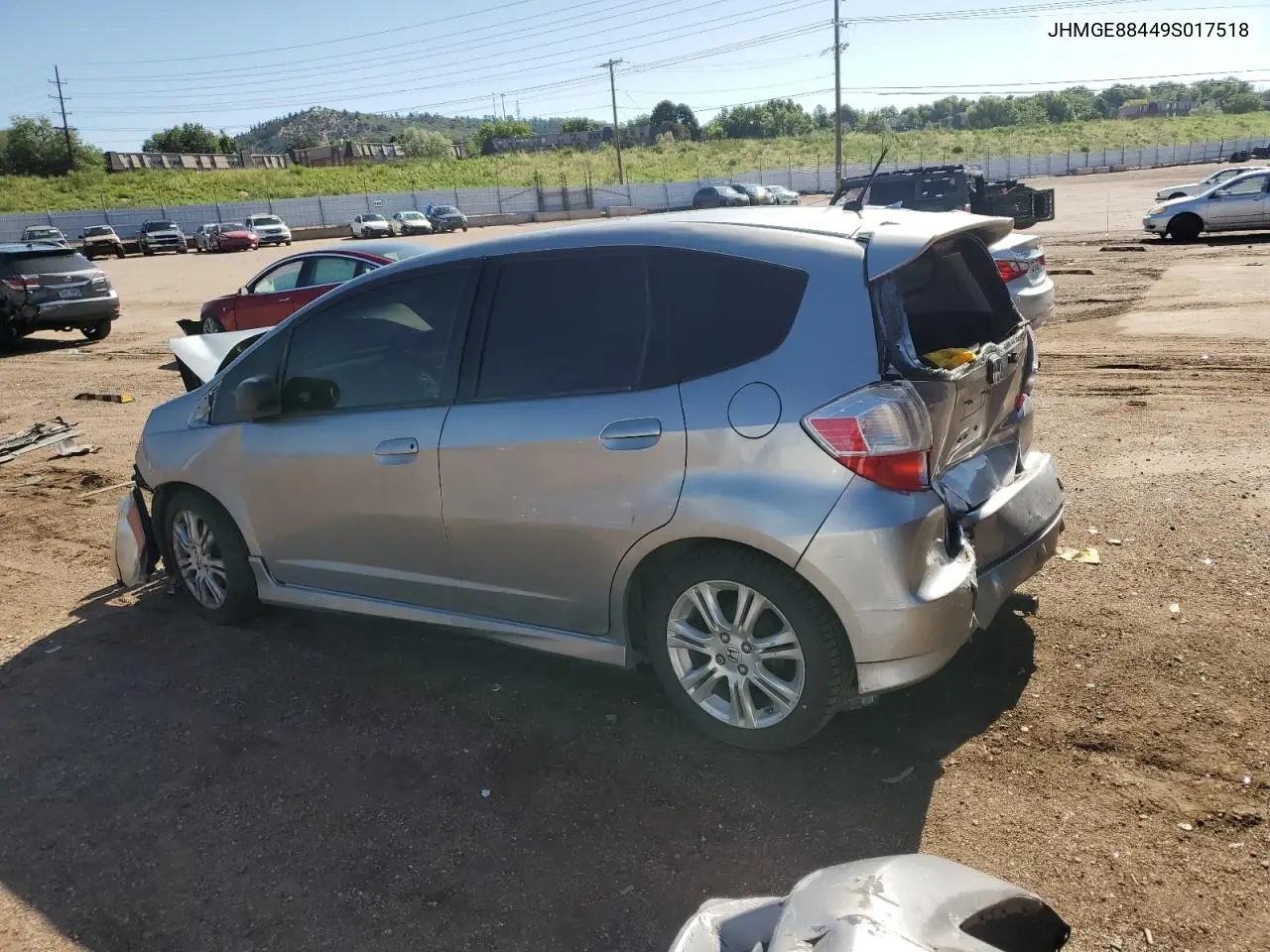 2009 Honda Fit Sport VIN: JHMGE88449S017518 Lot: 61862305