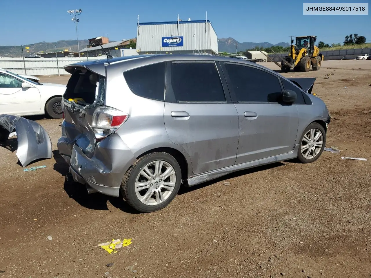 2009 Honda Fit Sport VIN: JHMGE88449S017518 Lot: 61862305