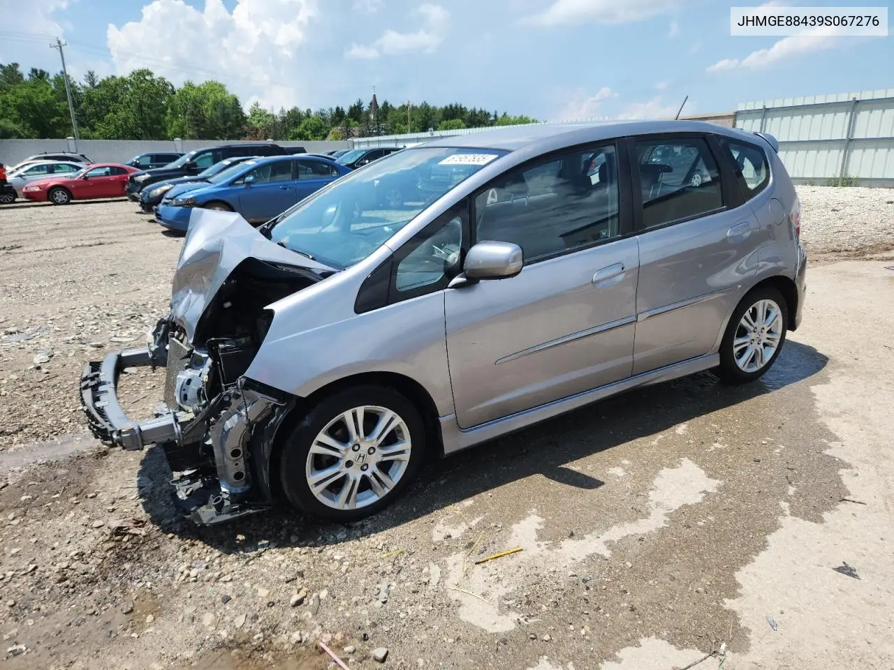 2009 Honda Fit Sport VIN: JHMGE88439S067276 Lot: 61957835