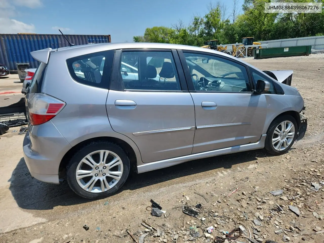 2009 Honda Fit Sport VIN: JHMGE88439S067276 Lot: 61957835