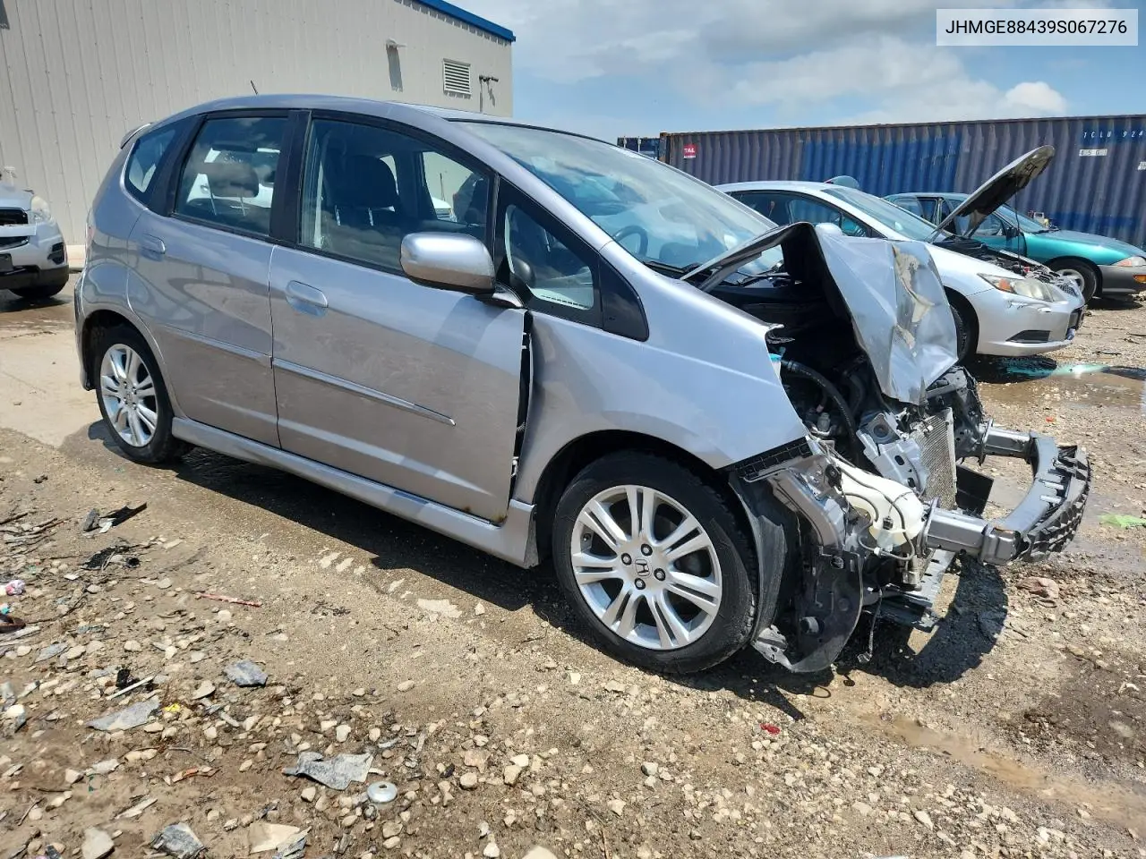 2009 Honda Fit Sport VIN: JHMGE88439S067276 Lot: 61957835