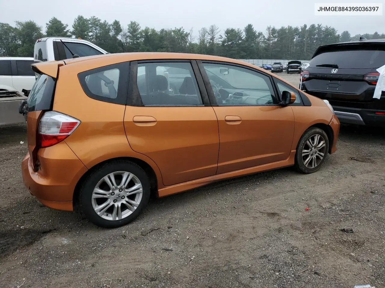 2009 Honda Fit Sport VIN: JHMGE88439S036397 Lot: 62175255